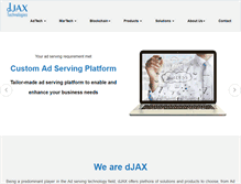 Tablet Screenshot of djaxtech.com